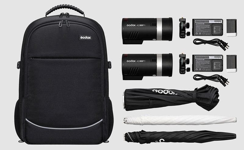 Godox AD300Pro x 2 i ryggsäck
