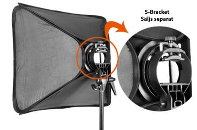 Pop up softbox för speedlite