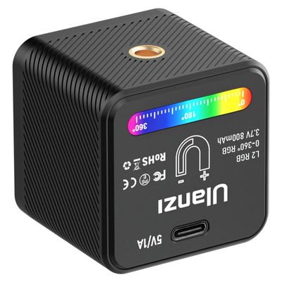 Ulanzi L2 RGB COB Magnetisk Videolampa Mini