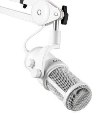 Podcastpaket USB-Mikrofon i Vitt