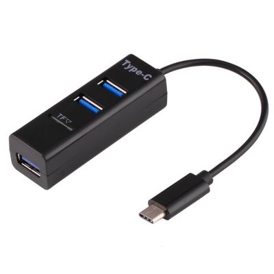 USB-C Hub till USB-A och minneskortläsare MicroSD (TF)