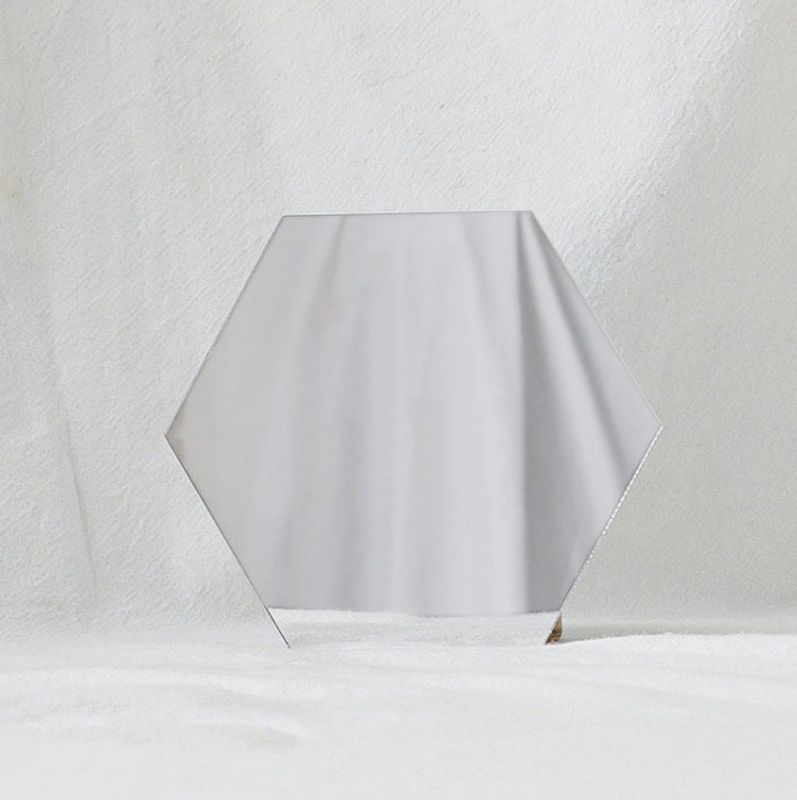 Spegel Hexagon 10 cm Ø