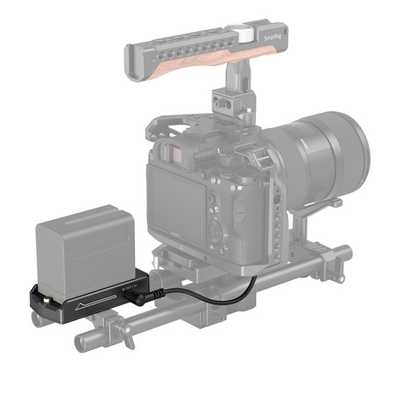 Adapterplatta för NP-F med dummy-batteri