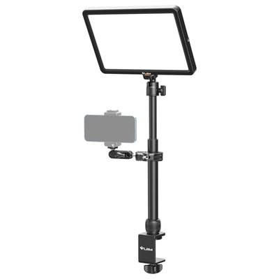 Kit med LED-panel, bordsstativ och kamerafäste