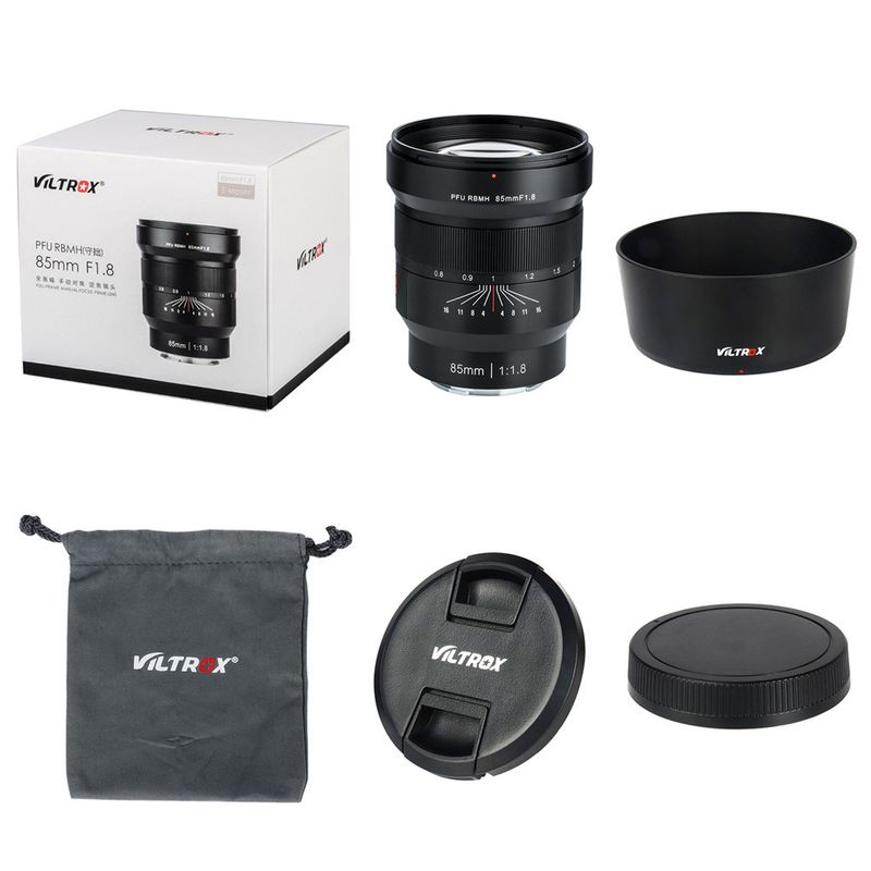 Viltrox PFU RBMH 85/1.8 MF till Sony E-fattning