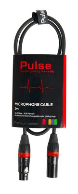 Mikrofonkabel 1m XLR/XLR