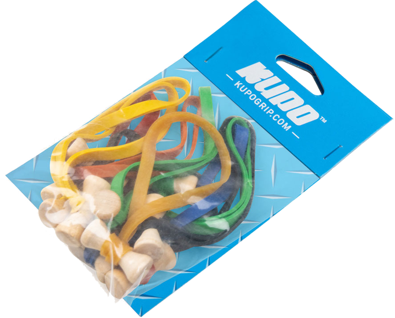 Kupo Elastic Cable tie 5" -10st i Blandade färger