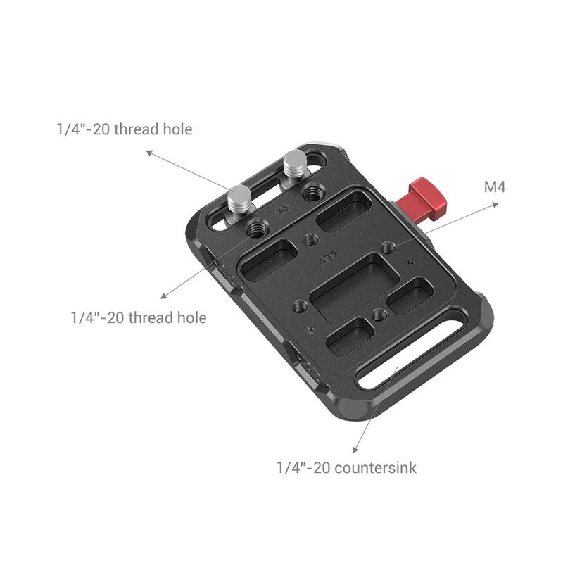 Mini monteringsplatta för V-mount batteri