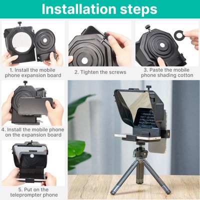 Smidig teleprompter för smartphone!