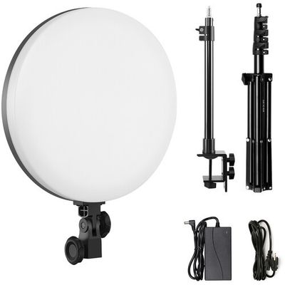 Rund LED-panel med 2 stativ