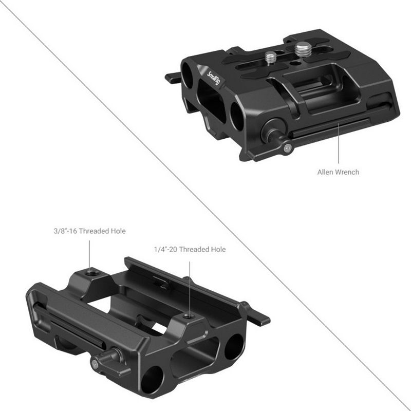 15mm Dovetail Baseplate för rods