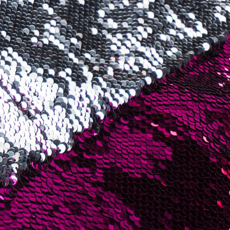 Paljettbakgrund Rosa/Silver