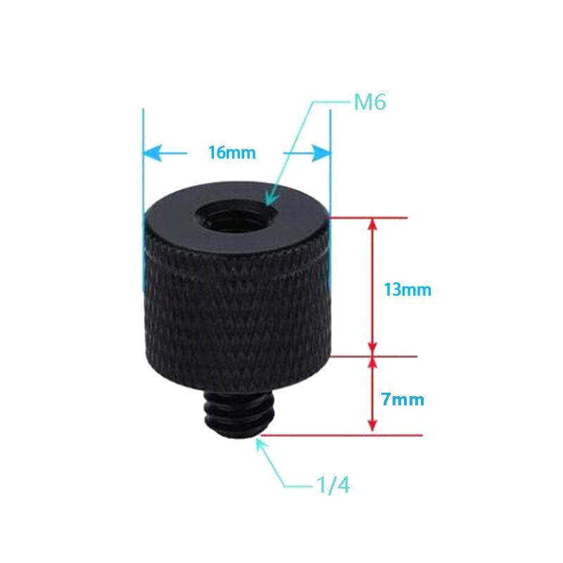 Adapter 1/4" till M6