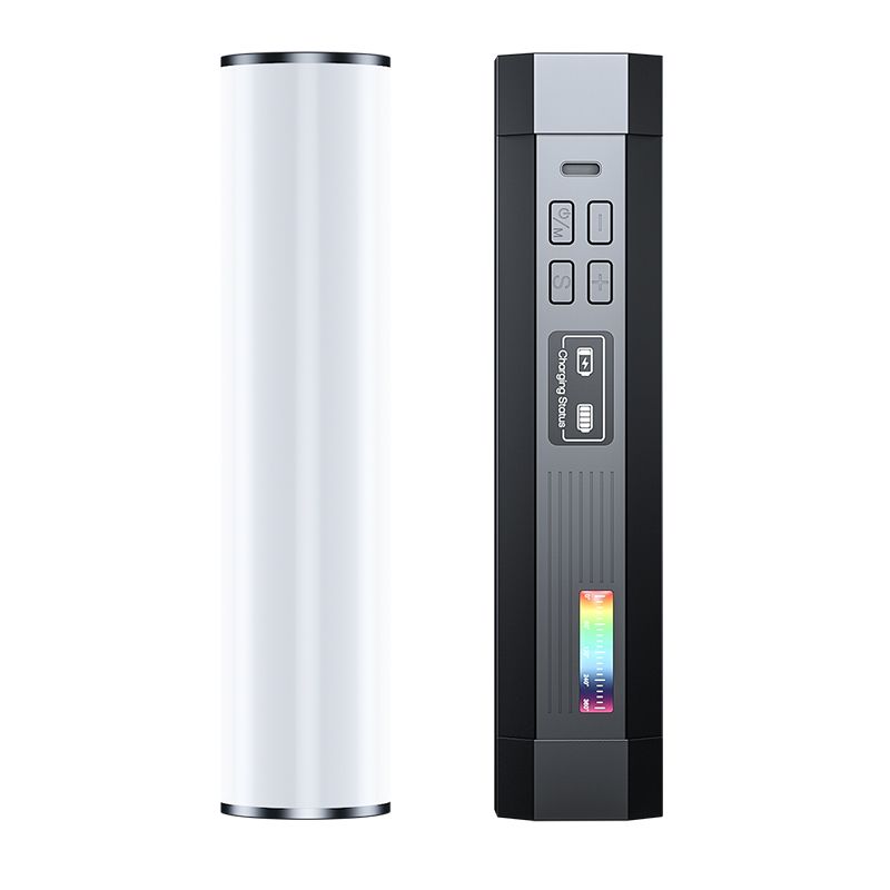 Portabel ljussabel med RGB och ministativ 17 cm