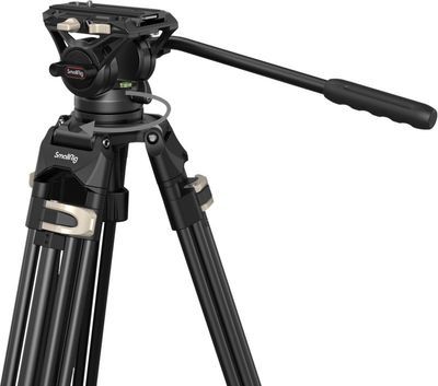 Videostativ Heavy Duty med Fluid videohuvud AD-01