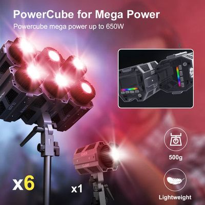 Colbor CL60R Liten LED-belysning med RGB för video och foto