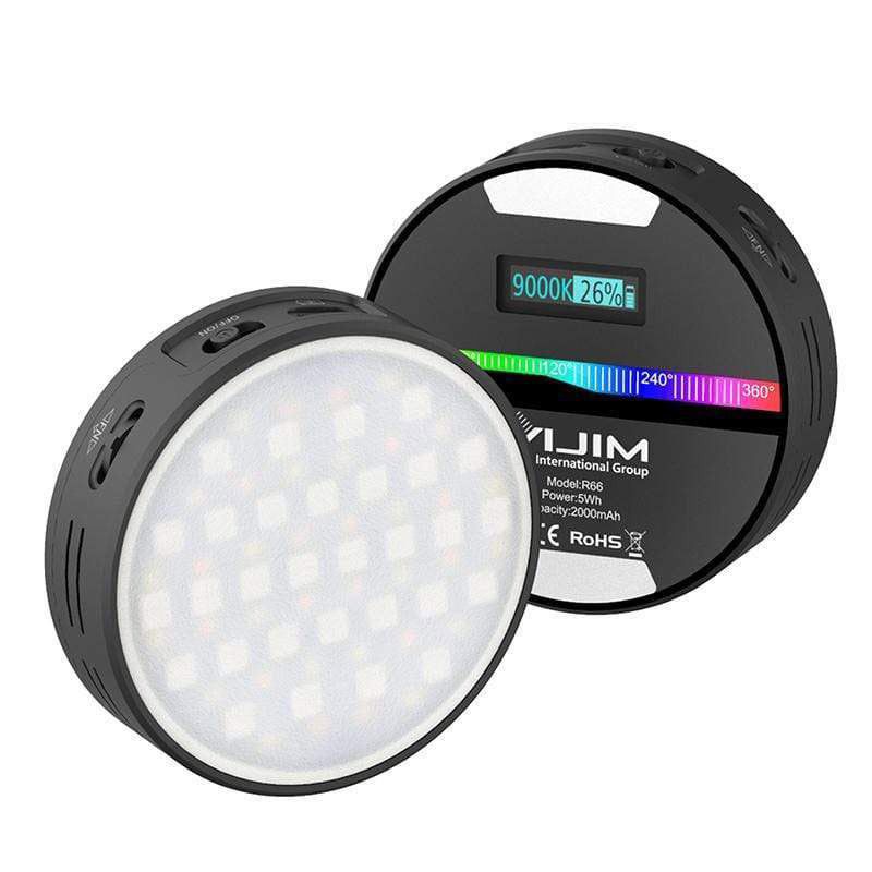 Rund LED-lampa RGB Magnetisk