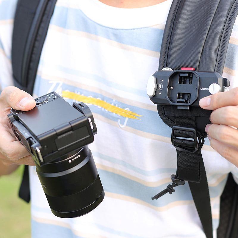 Ulanzi Claw Clip Quick Release Mount för axelrem