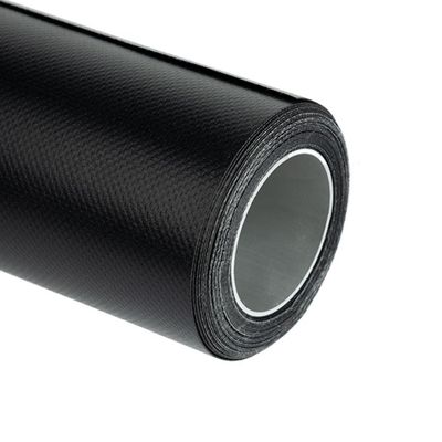 Svart Vinylbakgrund på aluminiumkärna 1.35 x 6 meter
