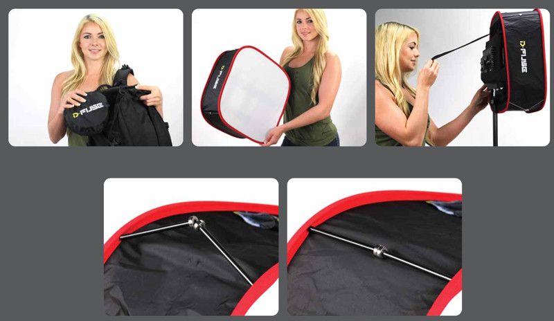 D-Fuse Pop Up Softbox för LED-panel