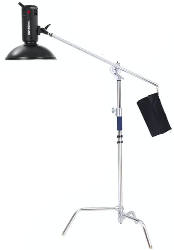 C-Stand med infällbar bomarm