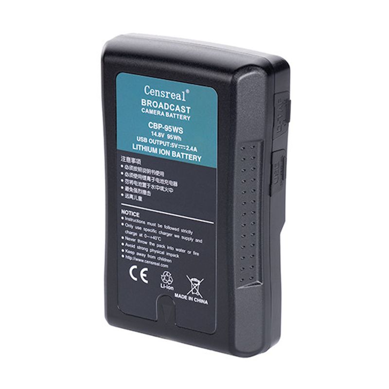 V-mount batteri på 95Wh
