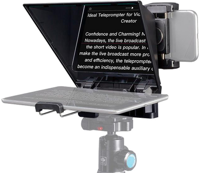 Feelworld TP2A Portabel Teleprompter för Smartphone & DSLR