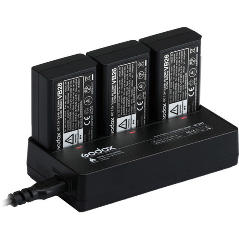 Godox VC26T Trippelladdare för V1 & V860III