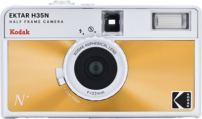 Kodak EKTAR H35N Glazed Orange Analog Kompaktkamera Halvformat