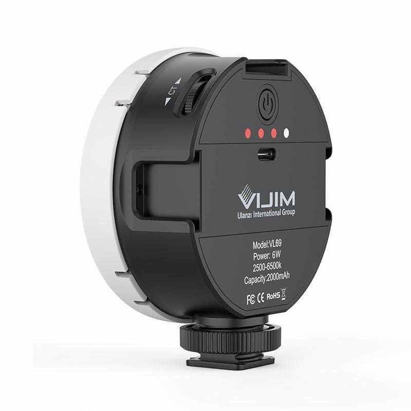 Rund LED-lampa för streaming