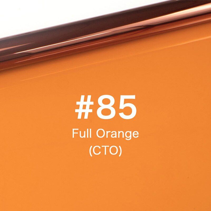 Gel 1/1 CTO Orange Färgfilter för färgkorrigering
