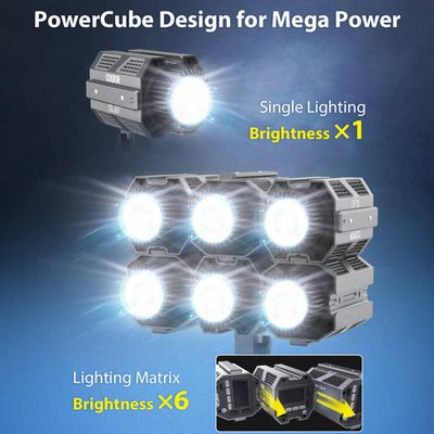 Color CL60 Ultra portabel LED-belysning Bi-color med batteridrift
