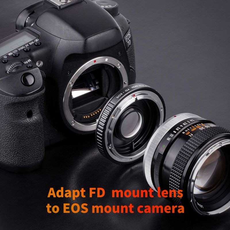 Adapter Canon FD FL objektiv till Canon EOS