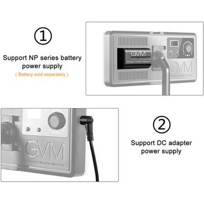 LED-panel och borsstativ