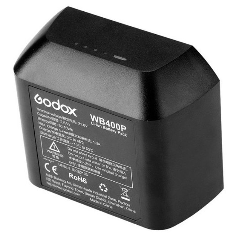 Extra batteri till Godox AD400Pro