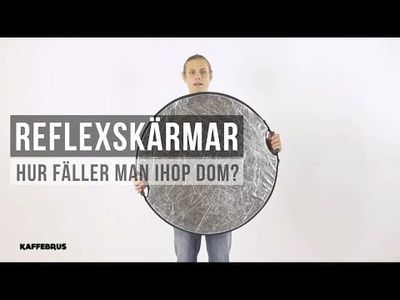 Gråkort med reflexskärm i silver
