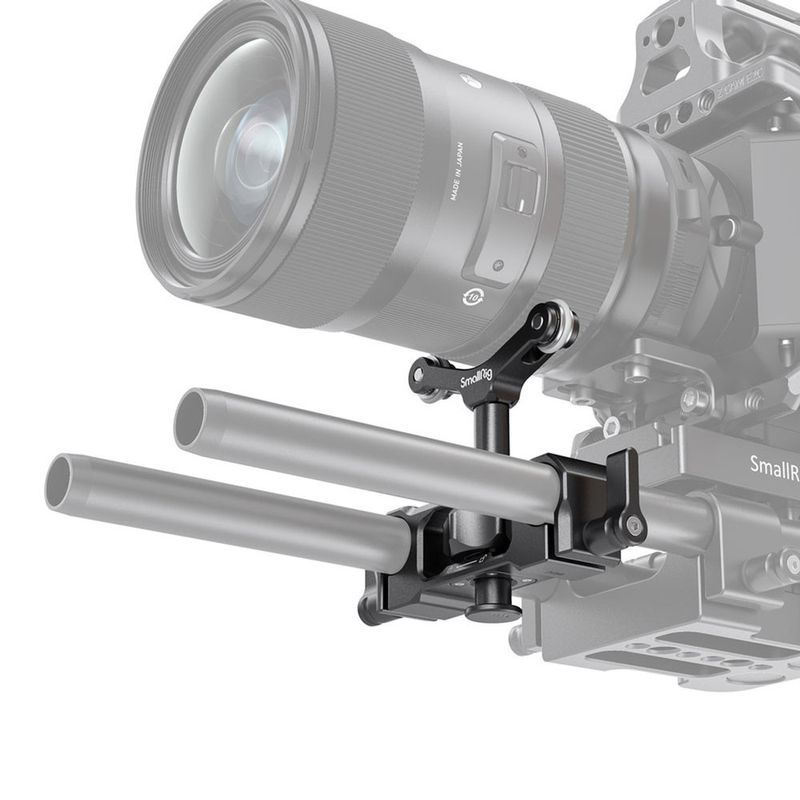 Universalt objektivstöd för 15mm LWS rods