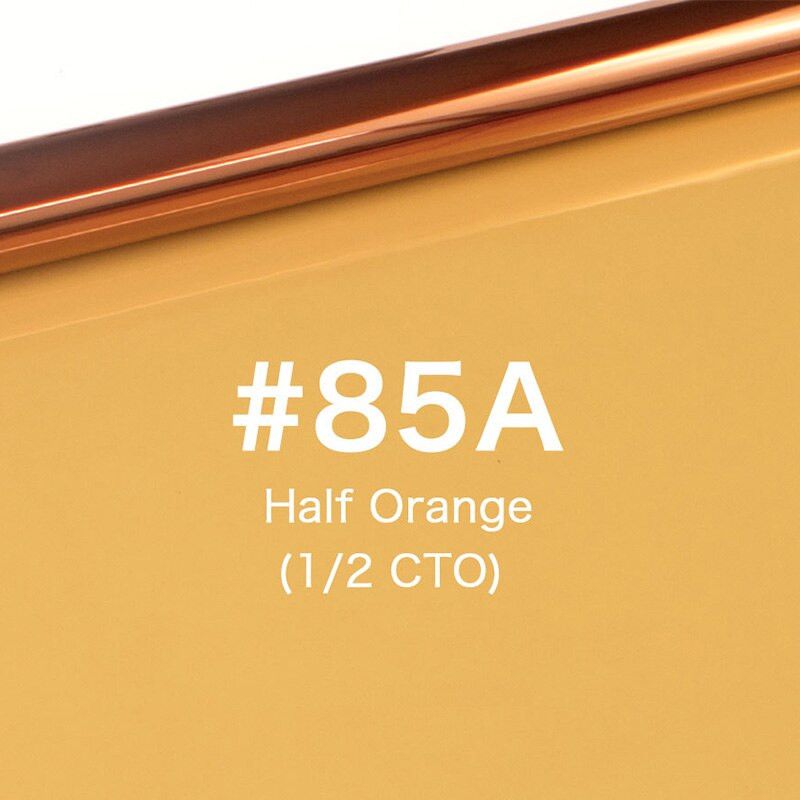 Gel 1/2 CTO Orange Färgfilter för färgkorrigering