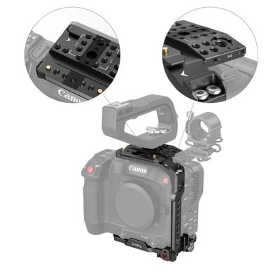 Kit med bur och topphandtag för Canon EOS C70