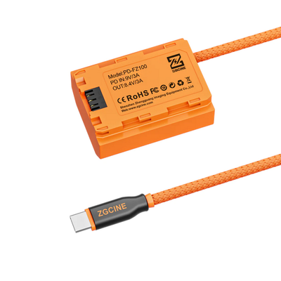 USB-C PD till Sony FZ-100 Dummy-Batteri