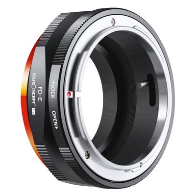 Adapter Canon FD objektiv till Sony E-mount kamerahus