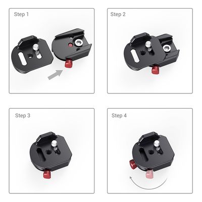  SmallRig Universal Quick Release Mounting Kit for Wireless TX and RX BSW2482