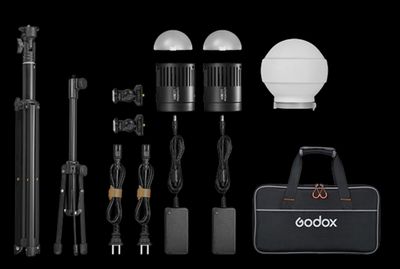 Godox Litemons LC30D LED-belysning Kit med 2 st LC30D
