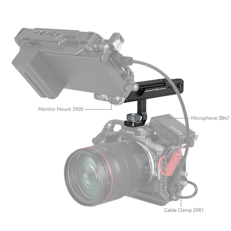 Justerbart topphandtag med ARRI-fäste