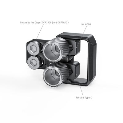 SmallRig HDMI och USB Type-C kabelklämma för FUJIFILM X-T4 Bur BSC2809