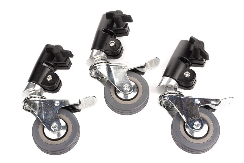 3-pack Hjul för C-stand