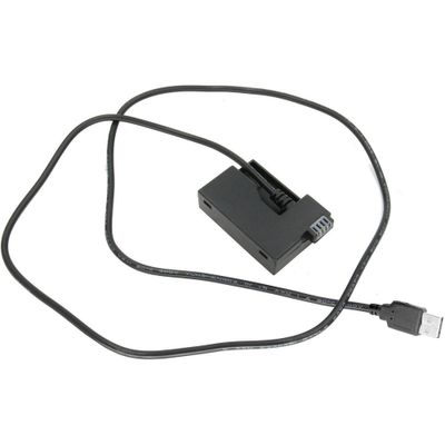 USB till Canon LP-E8 Dummy Battery Intelligent Kabel 1 meter