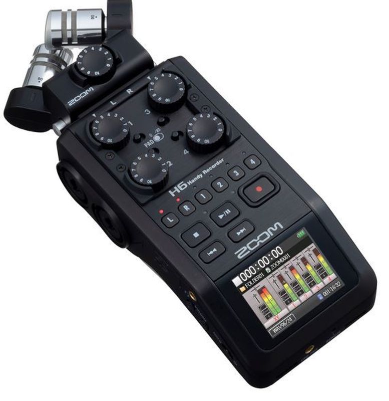 ZOOM H6 Black HandyRecorder