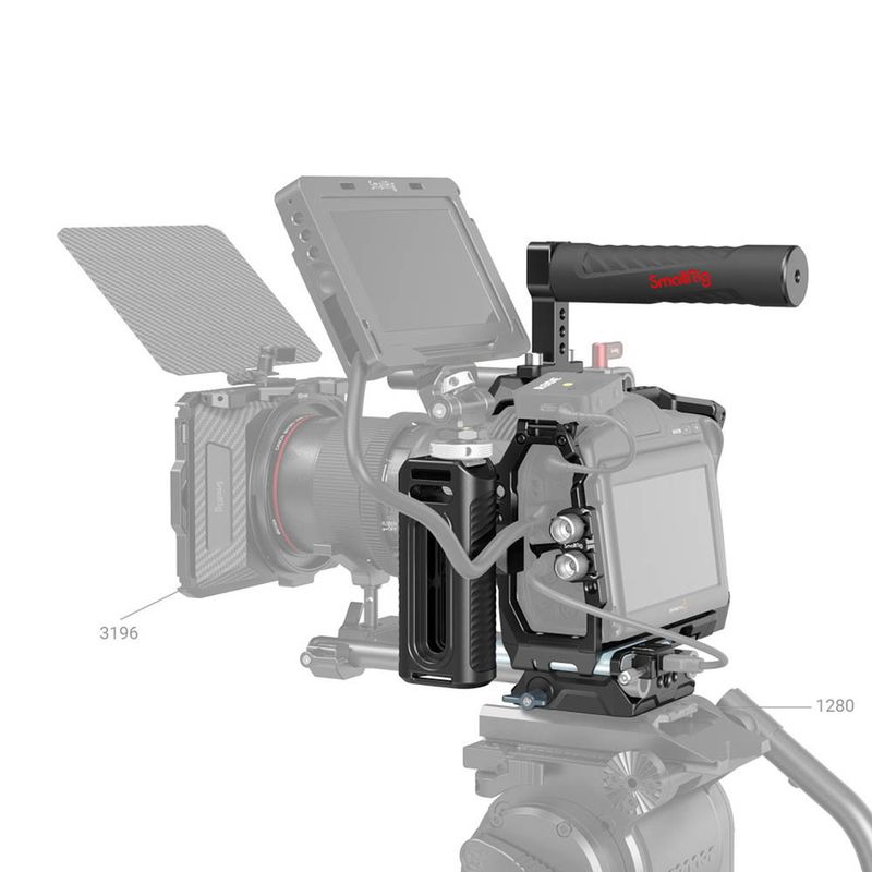 Smallrig 3584 Bur för BMPCC 6K - kit med handtag och kabelklämma