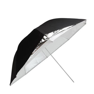 Paraply vit / svart med avtagbar utsida